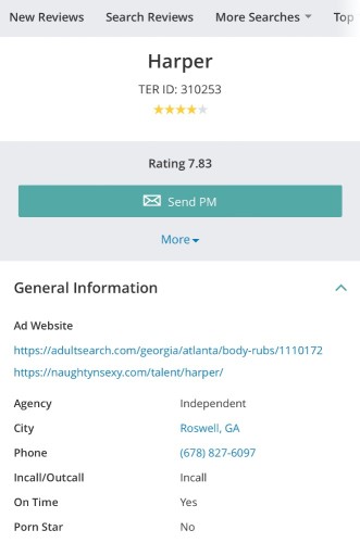 (678)827-6097 is Caucasianand offers nuru massages, asian massage, bodyrubs in Atlanta and available for incall on rubrankings Enjoy  body 2 body,mutual touch massage. I am a highly reviewed former COLLEGE cheerleader, Harper. TER ID: 310253
You won’t be disappointed!! My bubbly, sensual personality will put you at ease and bring you total pleasure. Call/text 678-827-6097 to book with Harper! 
Fetish friendly! 
Couples welcome! 
Light Dom! 
Ultimate VIP 
Dinner dates 
Ask about our 4-hand special with my friend Katie offered Monday or Wednesday 9am-7pm
Get 2 sensual beauties at one time! Upgrades are available! 
Prostrate, strap on, dom sessions and O. Hours are 9am-6pm M-F and weekends booked in advance
NO FS!