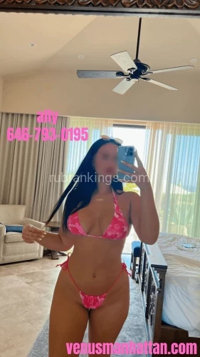 (646)793-0195 is Caucasianand offers nuru massages, asian massage, bodyrubs in New york and available for incall on rubrankings Hi boys, I'm Ally! I'm a 22 year old all-american student with long, dark hair and soft, sun-kissed skin. I'm 5’8” with an amazing bubble butt and perky 34DD breasts that ache to be caressed under your hands. A true southern sweetheart, my personality is warm and easy going. I'm down to earth and will make you feel instantly relaxed and at ease. Outside of studying, I'm a co-ed who spends her free time exploring the city, trying new restaurants, and dancing the night away. My bright smile, full lips, and perfect peach will have you in heaven. Want to spice up your day with a sexy and fun girl who loves to please? I'm very open minded and can't wait to make you smile!

Come by my private, clean apartment in Midtown West, Manhattan. There is a shower available. 

I accept same day bookings! Light screening required for new friends!

availability: check the schedule here 📆 https://www.venusmanhattan.com/schedule

rates: $200 half hour / $300 full hour

nuru rates: $300 half hour / $400 full hour

call / text: 646-793-0195

email: allywestside@protonmail.com

more pictures: https://www.venusmanhattan.com/ally

location: midtown west, manhattan, NYC