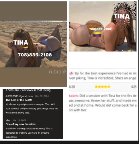 (708)835-2106 is Latinoand offers nuru massages, asian massage, bodyrubs in Chicago and available for incall on rubrankings Tina the #1 in prostate massage and milking table!
I’m by Cicero ave & Milwaukee ave.

Hi please, if you want an appointment,  leave your name, nationality and age.   the time you want your appointment and which session you would like.  Thank you 

my name is Tina. I invite you to enjoy an excellent session with me. I'm sure you won't regret it.
$200 Deep tissue massage  Swedish massage  Regular massage  Milking table included  (Bikini massages)

 $250hr Prostate massage. Milking table is included.
BTB massage  MSOG   Shower available  (Bikini, topples,)
$300
Nuru massage 
Milking table.
Toys are available,
Pegging and costumes and more. Prostate massage or any kind of massage do you want)


Easy parking.
 ONLY CASH.

Please no google calls, no alternative numbers 
No fake numbers
No explicit questions. 
No show will be blocked.