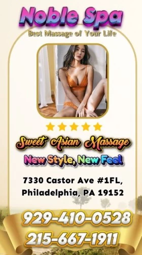 Philadelphia BodyRubs Offered By (929)410-0528 | Bodyrubs (929)410-0528 is asianand offers nuru massages, asian massage, bodyrubs in Philadelphia and available for incall on rubrankings Noble Spa
(929) 410-0528
(215) 667-1911
๐ Step into the world of ultimate relaxation and sophistication at Noble Spa, designed to provide an amazing experience for modern people who seek the best ๐ฟ๐
๐ Our highly skilled therapists are experts in rejuvenation and take care of the specific needs ๐จโโ๏ธโจ
๐บ Treat yourself to invigorating treatments and revitalizing massages that will awaken your senses and make you feel amazing ๐ธ๐โโ๏ธ
๐ถ Immerse yourself in a relaxing atmosphere that radiates relaxation with soothing music and captivating scents ๐ต๐ท
๐โโ๏ธ Leave your worries behind as our personalized therapies and rituals melt away stress and tension โ
๏ธ
๐ Experience the incredible benefits of our unique techniques, pampering yourself with a touch of luxury and self-care โจ๐ซ
๐ Recharge your energy and embrace a renewed sense of vitality, finding balance and confidence ๐
โก
๐ฎ Discover the secrets of exclusive wellness traditions, carefully tailored to enhance the well-being ๐๐
๐ซ Embark on an extraordinary journey of relaxation and indulgence at Noble Spa, where every moment is designed to make you feel incredible ๐๐โโ๏ธ