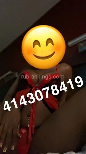 (414)307-8419 is Blackand offers nuru massages, asian massage, bodyrubs in Chicago and available for both on rubrankings Tight Bombshell always fresh 💦 
❣ Im here to fullfill your fantasies 🫦 Looking for pleasure and intimacy 💋💋 
I aim to please you let's have some fun together ❤❣ 
New pics ❣ distinct perfect look always ready for you. 👀 Professional 
attitude and very discreet! 👏🏼 I offer a non-rushed and truly 
comfortable experience. Please text me your name, age and meeting requests! 📲 
Or call 
❌ No Explicit talk! No BB anything ❌ no law enforcement ❌ No Low ballers ❌ NO 
EXPLICIT CALLS!!️ 
✅ outcall(with deposit) 
-NO BARE 
-NO ANAL/ GREEK 
-NO GFE 
EXPLICIT CALLS !! 
a hundred% Real, No Games, No Drama 
I am your girl! 
- NO EXTRA PICTURES SENT 🚫🚫 
- Cash Payments only .. 