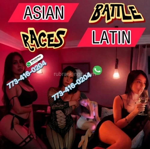(773)416-0204 is asianand offers nuru massages, asian massage, bodyrubs in Chicago and available for incall on rubrankings Obedient Asian Mixing With Wild Passionate Latinos Generates Super Powerful "Chemical Reaction" For The Most Phenomenal Spectacular Experience.

ASIAN: We Hate STEREOTYPE: “Asian Girls Only Refer To Chinese, Korean, Japanese, Malaysian Or Thai……” No way, very idiot!  We’re here to educate you more, that Asian babies can also be “South Asian” & “Indian Asian” & “Middle Eastern Asian” & “Religious Asian Breeds”. We heard it’s hard to find these types of babies in Chicago, but we get it done, we add “South Asian Group” & “Indian Asian Group” & “Middle Eastern Asian Group” & “Religious Asian Group” to our daily lineup.


LATIN: Always Badly Looking For Pleasure Latino Babies But Hard To Find In Chicago? We’re such “Timely Rain” To Fill In The Gap! We’re So Considerable That We Care About Your Inner Desire! After Enormous Efforts, We Eventually Bring Up The Epic Work – Infused Latin Species With Our Signature Asian Breeds. All Our Latin Meat Are “Models”, “Influencers”, “Mistresses”, “Students” and “Business Elites” from All Latin Countries.


To Keep Our Asian-Latino Dishes FRESHER OF FRESHEST, We Frequently Change Brand New Young “Prime Asian-Latino Cuts” Every Week!  Please Follow Us & Subscribe Our Channels To Be Kept Updates For All News & New Arrivals:

•	Instagram ID: remixcolorblast 
•	WhatsApp Chatting Account: 773-416-0204 
•	WhatsApp Channel: https://whatsapp.com/channel/0029VbAPupm4o7qIOZ2zWX33 
 


Book It Through Phone @ 773-416-0204 any time between 10:00am and 1:00am Every-Day Available!  

