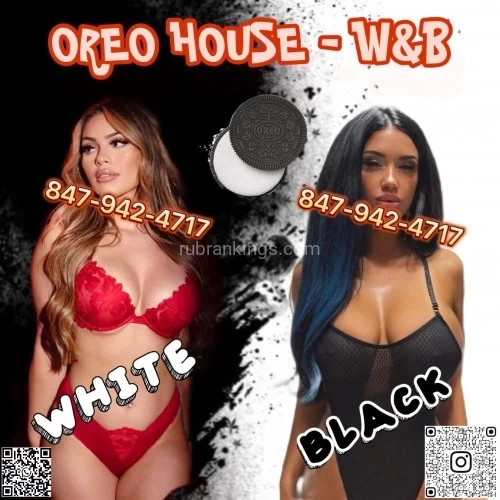 (847)942-4717 is Caucasianand offers nuru massages, asian massage, bodyrubs in Chicago and available for incall on rubrankings Taking "White Blondes" & "Black Chocolates" At Same Time Is The Extremest Way To Enjoy The "Two Different Worlds" Like Bang "Angel & "Devil" Simultaneously.


We’re so proud of our genius ideas of combining WHITE & BLACK together to surprise and shock your vision and all sensual organs! This is incredible and epic creation! Whites & Blacks stack together like OREO and Sandwich, just bite it! Every Day 3 Whites & 3 Blacks lineup For You To Choose!
Dating & Enjoying An Charming White Blonde Is 99% Of Men’s Dream! Why They’re Getting Addicted To Blonde Hottie?  Fitness! Curvy! Busty! Raised Round Firm Butt! Damn Sexy Legs! Blue/Green Eyes! Blonde Hair! Sexy Lips! Ravishing Moaning In Bed! And … … Numerous Beautiful Words Waiting Behind To Describe These Stunners! 
Hard To Find High Quality Clean Elegant Black Steak? We Solve It And Will Continuously Get You REAL Black Players Regularly! The Most Flexible Stretched Body Is Able To Rock Any Pounding Position! Super Wild And Crazy! All Our Black Kitties Are From American Domestic or Europe With Verified Hygiene Status & Identification Certified! 
With Our “White & Black Mistressess”—Your Underground Relationships / Lovers, They came together and build a “Special Force Team” with the same goal, which focuses on boosting your “Dirty Disloyal Experience” to Maximum, and fulfill your psychopath desires! 


We Change New W&B Hotties Every 10 Days, Save And Use Our Official Channels For All Updated Accurate Real-Time New Arrivals In Any Convenient Time You Can!
•	Instagram: remixcolorblast
•	WhatsApp: 773-416-0204
•	WhatsApp Channel: https://whatsapp.com/channel/0029VbAPupm4o7qIOZ2zWX33


Book Your Biggest Contrast “OREO BITES” With Freshly Imported White Blondes & Black Chocolates @: 847-942-4717
Hours: 10:00am ~ 2:00am Every Day
