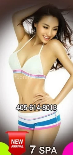 Oklahoma city BodyRubs Offered By (405)614-8013 | Bodyrubs (405)614-8013 is asianand offers nuru massages, asian massage, bodyrubs in Oklahoma city and available for incall on rubrankings 🟩🟥   7 SPA 🟩🟥 
WELCOME TO THE BEST MASSAGE IN TOWN
HOT QUALITY SERVICE
 ❎ CALL: 405-614-8013 ❎
🟥 TABLE SHOWER 🟥
 ❎ OPEN : 9Am - 10Pm  ❎
------------------------------------------------------
—⭐ Deep Tissue / Swedish
—⭐ Come unwind in the lovely private room 
—⭐ Beautiful Asian & Super Sweet Girl waiting for U !
—⭐ SOFT RELAX TOUCH
—⭐ RELAXED & AMAZING
------------------------------------------------------
★ 100% Safe✔️100% Fresh Clean
 ❎ CALL: 405-614-8013 ❎
1017 N Flood Ave Suite A, Norman, OK 73069