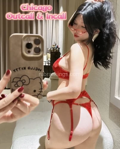(312)530-8368 is asianand offers nuru massages, asian massage, bodyrubs in Chicago and available for incall on rubrankings Hi Daddy,  
I’ve got soft thighs, a nasty little tongue, and no gag reflex.  
I’m super tight, always wet, and love when you take control.

Services I provide:  
💦 BBJ with spit trails  
💦 BBFS if you’re respectful & clean  
💦 GFE with DFK, cuddles, and head scratches  
💦 Shower together, NURU oil rubs  
💦 RIM, 69, face-sitting (ask nicely)

📍 Hosting in Oakbrook  

Text for Incall: 3125308368  

Outcall available: 3123994168 (local only)

I’m sweeter than I look. Naughtier too.