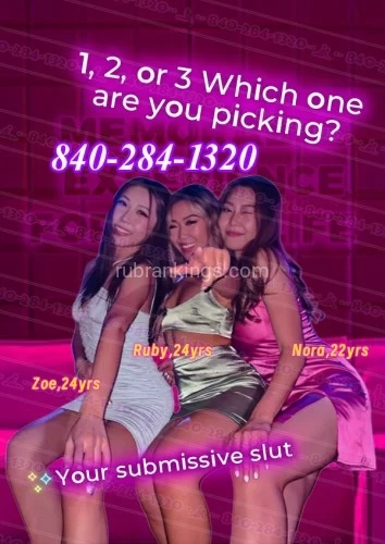 (840)284-1320 is 0and offers nuru massages, asian massage, bodyrubs in Chicago and available for incall on rubrankings 🍆🍆🍆The most trusted agency here providing all services. WE HAVE OVER 10 GIRLS.🍆🍆🍆

🍆🍆🍆Experience the allure of genuine beauty and companionship here🍆🍆🍆
🍆🍆🍆What you see is what you get. Always!  we have also DELUXE , VIP, AND DIAMOND GIRLS🍆🍆🍆

🍎Ava,21yrs,Taiwanese 105lbs🍆
🍓Mia,21yrs,Taiwanese 110lbs🍆
🍎Ella,25yrs,Vietnamese 109lbs🍆
🍓Lily,22yrs,Korean 112lbs🍆
🍎Zoe,24yrs,Korean 110lbs🍆

🍓Ruby,24yrs,Korean 119lbs🍆
🍎Nora,22yrs,Korean 107lbs🍆
🍓Lucy,25yrs,Vietnamese 105lbs🍆
🍎Anna,21yrs,Taiwanese 110lbs🍆
🍓Grace,24yrs,Japanese 112lbs🍆

🍆🍆🍆HAVE FUN AND PRACTICE SAFE SEX ALL THE TIME🍆🍆🍆840-284-1320