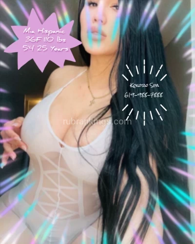 (619)988-7888 is asianand offers nuru massages, asian massage, bodyrubs in San diego and available for incall on rubrankings Grand Opening of Kokoro Spa!

 

15/5 Freeway Intersection near San Diego Bay

 

3280 Main St Suite 2
San Diego CA 92113

 

619-988-7888

 

40 mins $60
60 mins $70

 

Beautiful sweet girls that are very openminded!

 

Located in a quiet strip mall

 

Hours- 8:30 am to 10:00 pm