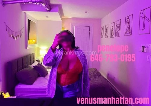 New york BodyRubs Offered By (646)793-0195 | Bodyrubs (646)793-0195 is Latinoand offers nuru massages, asian massage, bodyrubs in New york and available for incall on rubrankings Hi boys, I’m Penelope. I’m a sexy latina vixen with light caramel skin and heavenly curves. Long black hair frames my gorgeous face with honey brown eyes and plump, kissable lips. Naturally gifted and busty, I’m the ultimate MILF next door and a treat in more ways than one! I’m a petite 5’4” with a mind blowing 36F bust and a deliciously plump peach. I’m very sensual and love what I do - ready for me to show you just how much? I’m always dressed up in beautiful lingerie so that you can unwrap me like a present. I’m very open minded and you won’t be able to keep your hands to yourself. I have professional training experience with my hands and am always open to new ways to play. I’m a true hedonist and love to create a space where the pleasure is mutually beneficial. If you’re looking to relax with a good massage or want to explore more intense pleasures, you’ve come to the right place.
**I offer an incredible nuru massage with genuine nuru gel! Enjoy a premium experience of sensual body to body sliding that will leave you totally mind blown!**
Come by my private, clean apartment in Midtown West, Manhattan. There is a shower available.
I accept same day bookings! Light screening required for new friends!
availability: check the schedule here 📆 https://www.venusmanhattan.com/schedule
rates: $200 half hour / $300 full hour
nuru rates: $300 half hour / $400 full hour
call / text: 646-793-0195
email: msp212@proton.me
more pictures: https://www.venusmanhattan.com/penelope