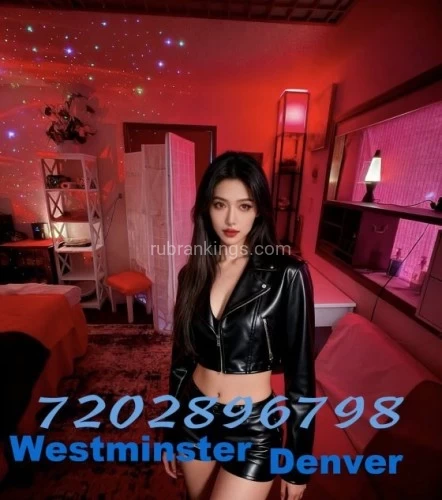 (720)289-6798 is asianand offers nuru massages, asian massage, bodyrubs in Denver and available for both on rubrankings Asian massage outcall incall🎈🌺🌸
Licensed professional therapist,combination of traditional and modern techniques to melt away stress and tension,soothe sore muscles.deep tissue,light touch personalized care for unique needs.enjoy a peaceful, soft music, warm lighting, and premium-quality session.provide incall、outcall service by advance appointment.
Tel: 7202896798
Address: 81 St Westminster  & Acoma St Denver