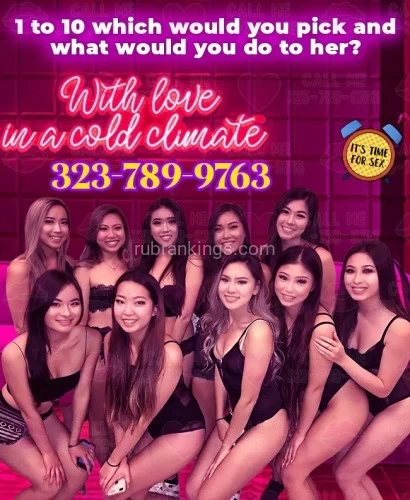 (323)789-9763 is 0and offers nuru massages, asian massage, bodyrubs in Dallas and available for incall on rubrankings 🍆🍆🍆The most trusted agency here providing all services. WE HAVE OVER 10 GIRLS.🍆🍆🍆

🍆🍆🍆Experience the allure of genuine beauty and companionship here🍆🍆🍆
🍆🍆🍆What you see is what you get. Always!  we have also DELUXE , VIP, AND DIAMOND GIRLS🍆🍆🍆

🍎Ava,21yrs,Taiwanese 105lbs🍆
🍓Mia,21yrs,Taiwanese 110lbs🍆
🍎Ella,25yrs,Vietnamese 109lbs🍆
🍓Lily,22yrs,Korean 112lbs🍆
🍎Zoe,24yrs,Korean 110lbs🍆

🍓Ruby,24yrs,Korean 119lbs🍆
🍎Nora,22yrs,Korean 107lbs🍆
🍓Lucy,25yrs,Vietnamese 105lbs🍆
🍎Anna,21yrs,Taiwanese 110lbs🍆
🍓Grace,24yrs,Japanese 112lbs🍆

🍆🍆🍆HAVE FUN AND PRACTICE SAFE SEX ALL THE TIME🍆🍆🍆323-789-9763