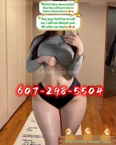 (607)298-5504 is asianand offers nuru massages, asian massage, bodyrubs in San diego and available for both on rubrankings Grand opening new manager  

We got 4-5 girls work every day. Change new girls twice a month . 100% for real !

♥️Clean and private rooms

♥️Table shower

♥️Professional massage no rush

♥️Hot tower hot stone relieve your stress

♥️Young pretty sexy skillful open mind and sweet …Guarantee

♥️Everyone is friendly and patient

♥️Easy Parking 

❤️ Enter or call to make an appointment ❤️❤️607-298-5504❤️❤️