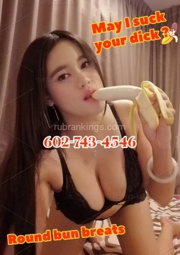 (602)743-4546 is asianand offers nuru massages, asian massage, bodyrubs in Dallas and available for incall on rubrankings 🐱🌹All the girls are warm hearted,kind and horny.No matter what you like,they will serve you like a king.

🐱🌹All girls can do Dongguan service:👠
🍓Girl 1:Tina, 23yrs, Thai.Lick your penis like jelly from top to bottom.Suck on the glans repeatedly until your legs go limp.
🍓Girl 2:Ella, 24yrs, Korean.My panties are soaked, come here quick to taste me
🍓Girl 3:Eva, 22yrs, Japanese.Tease this clit sensually and play with fact labia till it swell and flush, ready to bloom
🍓Girl 4:Yumi, 23yrs, Chinese .giving you a blow job, my saliva and our juice make it easy to realize a sliding friction, swallowing and disgorging, me making your body tremble.
🍓Girl 5:Vivian, 22yrs, Korean.pull your pants down to the knees, give you a quick jack off and make it "cry"
🍓Girl 6:Lulu, 24yrs, Chinese.Spray me all your hot cum and spread it all over my big ass and sensitive nipples.

🐱🌹Tel:602-743-4546