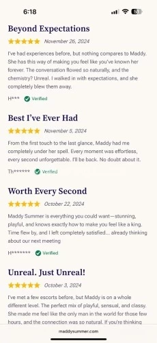 San francisco BodyRubs Offered By (540)926-5389 | Bodyrubs (540)926-5389 is Caucasianand offers nuru massages, asian massage, bodyrubs in San francisco and available for both on rubrankings If we haven’t crossed paths yet, allow me to introduce myself, I’m Maddy
With a glance that’s both daring and inviting, my gaze is bound to leave you intrigued, while my smile has been known to spark a thousand fantasies. My curves, soft and inviting, will have you wishing to run your hands along every inch of my figure. 
Whether you seek an attentive dinner date, your desires guide our time together—whether you crave adventure, relaxation, or a blend of both. I’m here to exceed your every expectation. Hookup with confidence without the fear of getting scammed. I'm 100% real and I try my utmost best to deliver top-notch services to all my clients.
ONE THING ABOUT ME IS THAT I ALWAYS SHOW UP. NO DISAPPOINTMENTS!!!!! 
Discretion & Professionalism: Your privacy is paramount. Every encounter is conducted with the utmost respect and discretion—no details ever leave the room.
Let’s Create Magic
If you’re seeking more than just company—if you yearn for genuine connection wrapped in luxury—let’s begin our story. Reach out for my current availability and let me craft an experience designed just for you. 
5409265389
NB: I do not accept cash from first-time clients. If cash is your only payment method, please do not reach out.