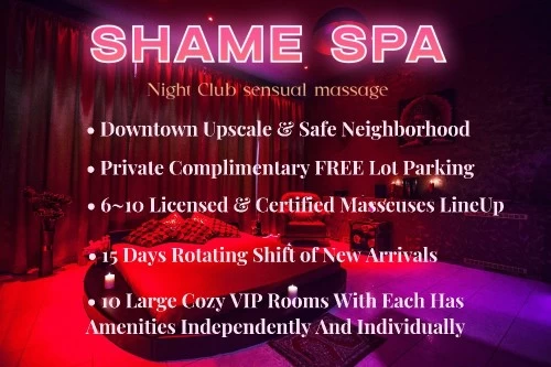 Shame Spa - House/Apt & Massage & NIight C