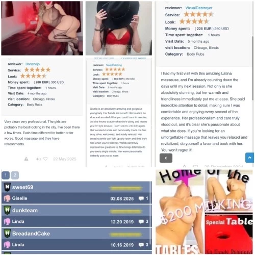 (312)995-0282 is Latinoand offers nuru massages, asian massage, bodyrubs in Chicago and available for incall on rubrankings cUM see BIG -CHI~chis Latina Away Ur StreSS 💋


BEST reliable milking Latinas in the city!! 

Milking Latinas with natural curves, big chi chis

Let me drain every drop of your stress papi. 

 msOGGGGGGGGGGG

I book up fast …. Prebook Now!!

__________________________________

MON & SAT 8am til 8:30pm
SUNDAY 9:30am
RATES BELOW 


🚫 Non Smoker / DrugFree 
🚫 No Fillers / ALL Natural  BIG CHI CHI Latinas 
🚫 No Gimmicks / Games / booking is highly recommended … I give preference to regulars…❤️



‼️INTRODUCE yourself with 
Name
Age
Ethnicity
Occupation
I may ask for references be prepare… 
🚫NO calls just TEXT for faster response



:::::New location::NORTH-SIDE ::::::
ULTRA Private Secret Hideaway
Plenty of parking 
Crisp clean Linens
Heated TabLes
HoT Stones & More!

BIG chi Perfect for SqueeZing! 

Curves Latinas 
msOGGGGGGGGGGG 🥇 🏆
No ⏰ clock watching 
Good GrieF…..Pass!oN beyoND BeL!EF!! 😘 


Tired of the Lackluster “mechanical” rubs?? 
Professionally trained & Skilled in massage therapy. A natural in the Art of Seduction... 
CHEMISTRY OFF THE CHARTS …none like us Latinas! 

*RETURN Friends* get priority booking 

CASH / ZELLE /  Cashapp 


—->Add +10 for NON NEGOTIBALE * FLAT RATE

** NO UPSELLING **

NO ADDED FEES or GIMMICKS **
GOT MILK ?

200 HH msog Ask nice go twice

MSOG ) 250 Hour -Nuru Milking Tble or reg Massage Tble

300 nuru VIP (succulent table & 💦💦
Other things I enjoy/offer:
AvaiL ~ Ask when booking!
Prostate M!lk!ng AvaiL ~ Ask when booking!
Sybian chair




When L👀K!Ng 4 the BEST & just plaiN Tired of the rest 

msOGGGGGGGGGGG

*Free easy street  🅿️ 

YES U READ CORRECTLY, MILKING LATINAS 
—> Still VERY SELECTIVE whom I SEE 👀 

CHECK MOST RECENT REVIEWS DOWN BELOW 👀

https://www.adultlook.com/p/2963338
