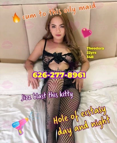 Los angeles BodyRubs Offered By (626)277-8961 | Bodyrubs (626)277-8961 is 0and offers nuru massages, asian massage, bodyrubs in Los angeles and available for incall on rubrankings Welcome to use the gun between your legs shoot our BBFS girls hard~
We patiently help you load the bullets with my mouth,hands and vaginal!
Every girl is elegant and radiant, with skin that glows and a heart that shines brighter. 
Each gal treats every guest with patience and attention, never offering anything less than her best.The girl's skin is like velvet, and her eyes sparkle with kindness. She never pretends to care. Her service is as beautiful as her smile.
Girls' Information
🌶Evelyn: 24yrs 36C 5'4
💥🟡Unique BBBJ: Offer you some wet and wild action! My agile, snake-like tongue will tease and twist inside your sheath, driving you to the brink of ecstasy!🍆
💥🟡Unique HJ: Use skilled hands to stroke and squeeze your "Dragon's Staff," until it's rock hard and ready for action. ♋
 
🌶Teresa:23yrs 36C 5'3
💥🟡Unique body lick: Relish the moment as she kisses you passionately, her hands roaming your body,from your back to your ass and toes.👅
💥🟡Unique shower together: After you finish, I'll gently clean your cock with my mouth!👅 
🌶Theodora:22yrs 34B 5'4
💥🟡Unique ASS SMACKING: Lift my fat ass up,clap my ass loudly,do the piston movement hardly.Make my Twist like a snake.👅
💥🟡Unique Nuru massage: Me lying on you, my soft boobs rubbing your hard chest, my tits tickling your nipples😜
🌶Lily: 26yrs 34D 5'4
💥🟡Uniquer HORNY VOICE: Moaning loudly as your massive cock slides deeper and deeper,feeling every inch stretch and fill me completely, driving me wild with pleasure.😘
💥🟡Unique Kissing: I'll kiss and suck your lips as if they're the sweetest dessert, making you crave more with each passionate lick and gentle nibble.🐕
💥🟡Unique GFE: A beauty with velvety soft skin and a stunning face will indulge and satisfy you, ensuring you're completely at ease and blissfully relaxed.💦
💥🟡More special service waiting for you❗❗❗
📞📞:626-277-8961
