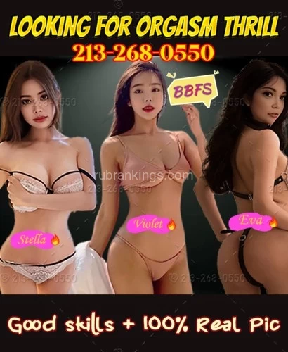 Austin BodyRubs Offered By (213)268-0550 | Bodyrubs (213)268-0550 is asianand offers nuru massages, asian massage, bodyrubs in Austin and available for incall on rubrankings 💕😍 👋 🅰️🅰️🅰️ We are really very good at blowjob, We have more independent Partime girls always Available for you Just call:213-268-0550. Or if you wanted please be sincere. And We try to satisfy you …
🍒🍎👙100% Safe❤❤100% Clean❤❤100% Discreet❤❤100% no old lady❤❤100% Do more that U thought❤
🍒🍎👙full of fun!✔✔sex shower with many positions✔✔doggy style Damn✔✔
🍒🍎👙Oral✔✔SOF✔✔69 Position✔✔Special BBBJ✔✔Passionate Kissing✔✔
🍒🍎👙Penis Massage✔✔Penis Suck✔✔Long Time✔✔Especially Fuck
🍒🍎👙BBFS available, come and try it!✔✔
🙏🙏💕All information in the ads are real. Please take your time no rush.
🛎️(💕🌷💅 you can choose whoever you like... Below are 3 best girls here!)
🟡💟➖Violet:21yrs 34D 111.3 lb➤She turn around and put your dick inside her wet cunt. She can make a cum jet shoot over her entire upper body splashing her face so badly.
🟡💟➖Eva:24yrs 36D 130.1 lb➤The girl spread her legs wide open on the table and you drive balls deep into her in missionary. Her clit is throbbing with anticipation! She can jump tirelessly and don't let it go for a long time.
🟡💟➖Stella:25yrs 36C 117.9 lb➤ She slowly spread her ass cheeks wider and wider, flashing you her both holes. Pull her pink pant down so you have a better look at her wet pussy lips and lick it.
❤️❇️Thirsty for u big snake roll and slide in my wild world.