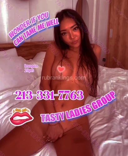 (213)331-7763 is asianand offers nuru massages, asian massage, bodyrubs in Chicago and available for incall on rubrankings We are the best sexual agency:Yummy ladies Group + Tasty ladies Group.
We have six nice ladies at this moment.
Call:213-331-7763,start your happy time ASAP.
If you don't wanna waste your time on some fake things,you have to come to us!
Real and no bull shit!

What we can provide:
-Kissing: Me kissing and sucking your lips like it's a delicious cake.
-Side fuck: Hug me from my side back!Separate my labia,rub my clitoris,let my cute kitty remove your annoyance. 
-Feet fuck: Cute round toes like pearls! Slender feet touch your dick and rub it with joints.
-Thighs fuck: Best fucking thigh job, bet you never experience before! Plump firm thighs's friction with your hard dick, sensitive glans and stick awakened
-TITS FUCK: Use my pink nipples to erect your glans till my nipples grow hard too.

The gals in Yummy ladies Group: Juicy Autumn(27yrs,Singapore) +  Alluring Beatrix(33yrs,Taiwanese) + Sultry Calliope(24yrs,Taiwan)
The gals in Tasty ladies Group: Wet Everly(25yrs,Taiwan) + Hot Imogen(29yrs,Thai) + Cute Kinsley(26yrs,Taiwan)

Girls with velvety and radiant skin, like silk. Their faces are enchanting with expressive, mesmerizing eyes. Their bodies are sizzling, with a narrow waist and a round, tight ass. Their tits are firm and full. When they move, it's impossible to tear your gaze away.

Come to us is your best choice,grab your phone and call now:213-331-7763
