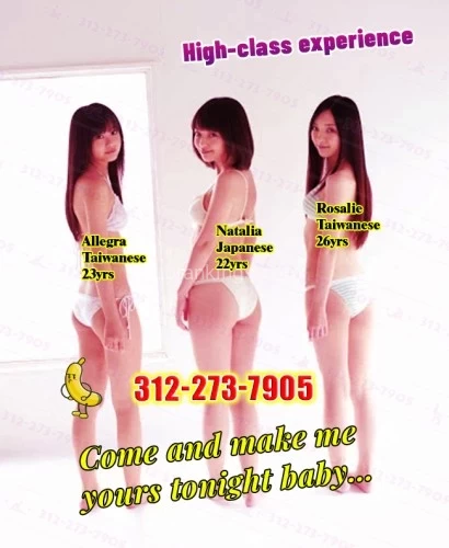 Chicago BodyRubs Offered By (312)273-7905 | Bodyrubs (312)273-7905 is asianand offers nuru massages, asian massage, bodyrubs in Chicago and available for incall on rubrankings 💕 Michelin Escort Grand Updating Now💕
💕 Mysterious and composed, it combines sophistication and charm with a pleasant touch of surprise.💕
💕 With head-to-toe sexy curves, you're bound to get addicted and want more.💕
💕 Everything you could ever want is here. 💕
 
⭐️⭐️⭐️Michelin Escort : 10 gals now!(China Town Juicy Plaza & North Chicago Nasty Plaza).We promise here,Michelin Escort provides non-rush service.All the skills of the gals are trained by high quality.No matter which gal you choose,all the same high quality services.Every moment you with the gal feels like a luxury.Perfection in appearance and personality.When you com inside the room,you will see curves in all the right places.Slim, stylish, and simply irresistible.
🍌China Town Juicy Plaza  (Special Features:BBFS,Mish,Breast Play,BBBJ) 
🦋:Ziva,Taiwanese,33yrs(36C-26-34)  🦋:Violet,Latina,26yrs(34D-26-36)
🦋:Hayden,Taiwanese,36yrs(34B-26-34) 🦋:Casey,Taiwanese,34yrs(36E-28-37)
🦋:Ashley,Taiwanese,25yrs(36B-26-35)
🔴🔴Her tongue teases with skillful accuracy, expertly tracing every sensitive inch, from the tip to the base, making you crave more with every lick. Her mouth, dripping with warm, sweet nectar, wraps around your shaft, making it pulse and swell, ready to burst with ecstasy.
🍌North Chicago Nasty Plaza   (Special Features:FS,Cowgirl,COB)
🦋:Annora,Colombian,22yrs(36B-26-34) 🦋:Brynlee,Korean,26yrs(36D-28-37)
🦋:Willow,Spanish,24yrs(36C-27-34)   🦋:Juliet,Vietnamese,25yrs(36D-26-36)
🦋:Evadne,Taiwanese,37yrs(36D-27-35) 
🔴🔴Slide up and indulge in the silky softness of her pussy. Feel the hot, slippery wetness coat your tongue, her nectar dripping down your chin as you feast on her, groaning with every eager lick.
Call now:312-273-7905