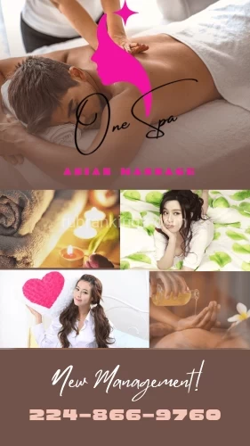 (224)866-9760 is 0and offers nuru massages, asian massage, bodyrubs in Chicago and available for incall on rubrankings 〓ONE SPA〓
———Great Time Guaranteed….. ———
Here to take care of all your needs! 

WELL TRAINED SKILL TO MAKE YOU MORE HAPPY  
UNFORGETTABLE TIME with a  New Young Korean Staff  
 
♣️OPEN 9 : 00 Am - 9 : 00 Pm ♣️
	
♥️Deep Tissue / shiatsu / Swedish / Hot Oil Massage..♥️
▃ Free Table Shower / Dry Sauna ▃


▃Stressed out  Time to get away from routine ▃

Clean and Cozy: Everyone/everything is new  
—🌸—100% Safe✔️100% Fresh Clean—🌸—
 
 224-866-9760

1S055 Summit Ave C, Oakbrook Terrace, IL 60180

