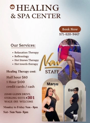 (111)111-1111 offers Bodyrubs in Washington,District Of Columbia (111)111-1111 is ethnicity_Latinoandoffers nuru massages, asian massage, bodyrubs in Washington and available for service_location_incallon rubrankings The best professional relaxation treatments, hot stones take you on a journey of tranquility and rest, warm towels relax your body.
WALK-INS WELCOME 🚶♂️ 🚶 🚶♀️
Stop by is welcome
Amenities for Your Comfort:
1. 🅿️ Free Parking
2. 💆 Professional Massage Table
3. 🪷Clean & Cozy Space
4. 🌿 Hot Towels Provided for Your Comfort & Hygiene
22648 Glenn Drive, Sterling VA 20164
SUITE 301
También hablamos español
🕒 Hours:
Mon–Sat: 9:00 a.m. – 9:00p.m
Sunday: 10:00 a.m. – 7:00p.m
Session prices:
Hh$60
Hour$100
🏧💵 all credit cards and cash are accepted.
✨ Thank you for choosing us! ✨