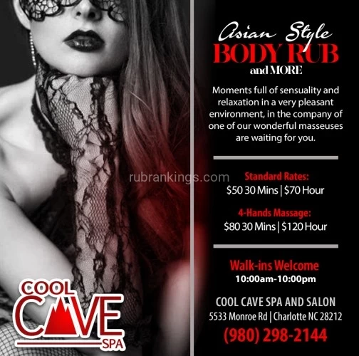 (980)298-2144 is Caucasianand offers nuru massages, asian massage, bodyrubs in Charlotte and available for incall on rubrankings Enjoy your real massage by a sexy woman of your choice. Welcome to CHARLOTTE. This is the place you have been looking for. Our facility is clean. Our staff is professional. We have been in business for 14 years. Look no further. Your erotic, massage fantasies come true. Located about 10 minutes from uptown CHARLOTTE. 

We are easily navigated at 
5533 Monroe Rd., Charlotte NC 28212.

You can call us at 980-298-2144

Walk in is welcome. Come on over at your own convenience.

You can expect to leave satisfied. Arm massages are relaxing and fun at the same time. There is no better place in the city.

Come now