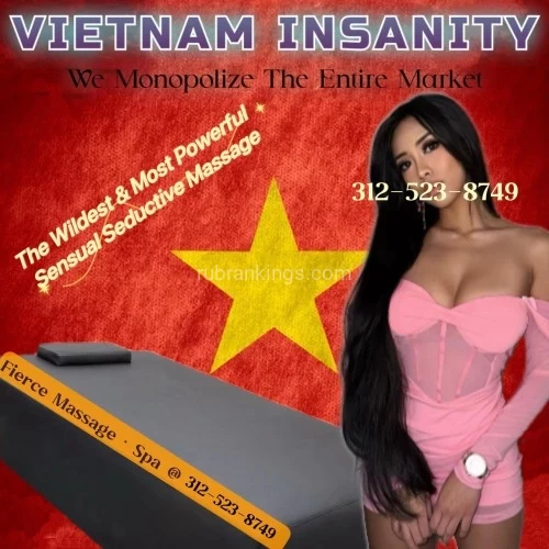 (312)523-8749 is asianand offers nuru massages, asian massage, bodyrubs in Chicago and available for incall on rubrankings "Sex is healthy, not devitalizing, as in the traditional Asian assertion, so long as it is 'taken' as if it were a drug, and not 'consumed' as if it were an ordinary food". This is the philosophy of Us As A Super Massage Club! Our mission is to train and practice with you for the healthiest “Organic + Orgasm” Connection! 

We source “Mysterious Legendary That Nuru Sensual Massage Team” & “Primitive Wild Vietnamese Erotic Tantra Massage Crew” for getting you the MOST PROFESSIONAL ASIAN PROFILE!


Let’s Show Off How Our Team Will Boost “Men’s Function” In Orgasm Way:

•	Vietnamese Jacuzzi ( Mandarin Duck Bath ) 
She Bath & Rub You In Warm Tub! 

•	Thai Prostate Sauna Room 
She Massage Your Prostate In Sauna Room!

•	Vietnamese-Style Standing Bathing Room 
She Wash You From Head To Toes!

•	Thai Soapy & Milky Mattress 
She Applies Soapy Foam To Slide Rub On You!

•	Vietnamese Water Falls Table Shower 
You & Her Lie Together In Water Bed And Let Water Falls Shower You Guys! Hold Her Tightly! 

•	Thai Big Massage Leather Cushion Bed 
This Is The Nest Where You Will Enjoy The Spectacular Heaven Tour With Your Therapist!

•	Vietnamese Tatami Mattress 
Your Crazy Elevated Massage Service Starts Here!

•	Thai King Size Imperial Bed 
The Best Playground For “Four Hands” Massage!


We Monopoly The Entire “Thai Masseuses Market” & “Vietnamese Masseuses Market”, Which Means In Chicago, We’re The Only One Place Can Deliver REAL AUTHENTIC Thai & Vietnamese Masseuses!


Take the privilege on Vietnamese & Thai talents from us at 312-523-8749 any time between 10:00am and 2:00am Every-Day Available!  


