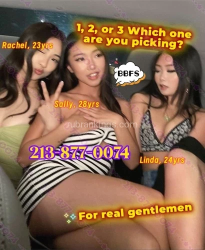 Dallas BodyRubs Offered By (213)877-0074 | Bodyrubs (213)877-0074 is asianand offers nuru massages, asian massage, bodyrubs in Dallas and available for incall on rubrankings 👅We have prepared six rooms for you. Twelve new girls have arrived, with different styles, new experiences and new tricks. Open the door and choose your own pet tonight~
Room 1:
-🍑 Molly, 23yrs & Yuki, 26yrs. I love feeling your cock in my hand and hearing you groan every time I stroke it.
Room 2:
-🍑 Mimi, 25yrs & Coco, 27yrs. Use your dick and fingers to tame my proud kitty and make it cry, please~
Room 3:
-🍑 Rachel, 23yrs & Sally, 28yrs. Spray your sticky semen to my body, I wanna shower with your juice~
Room 4:
-🍑 Linda, 24yrs & Bobo, 30yrs. Not pushing you to make me come, it's your decision if you want me have an orgasm, but I decide when you can cum!
Room 5:
-🍑 Rose, 26yrs & Susie, 28yrs. Fuck in missionary way on the "lover's area"!
Room 6:
-🍑 Shirley, 27yrs & Tina, 25yrs. Fuck me please, make my body milky and make me your trophy!
Signature service: BBFS, come and try it!
👅Waiting for u: 213-877-0074