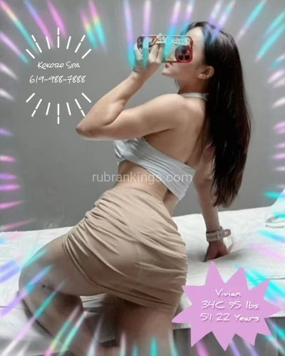 (619)988-7888 is asianand offers nuru massages, asian massage, bodyrubs in San diego and available for incall on rubrankings Grand Opening of Kokoro Spa!

 

15/5 Freeway Intersection near San Diego Bay

 

3280 Main St Suite 2
San Diego CA 92113

 

619-988-7888

 

40 mins $60
60 mins $70

 

Beautiful sweet girls that are very openminded!

 

Located in a quiet strip mall

 

Hours- 8:30 am to 10:00 pm