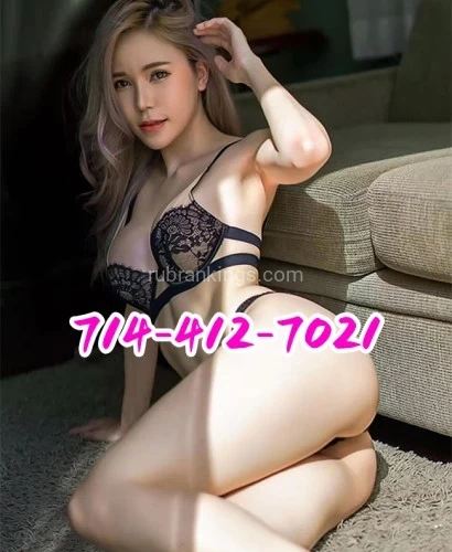 (714)412-7021 is asianand offers nuru massages, asian massage, bodyrubs in Orange county and available for incall on rubrankings A great listener,Very warm and caring.
Love to engage in conversations to get to know you on a more personal level.

we have a cheerful and lively personality.
we like to participate in various parties
we want to find a strong man to accompany me.  
Favorite thing is sucking or sucked,don't waste my good body.

═━═━►⭐WILL ENJOY⭐◄━═━═
⭐㊙G.F.E 
⭐㊙Open Minded
⭐㊙BBBJ & 69 & KISS 
⭐㊙SHOWER TOGETHER
⭐㊙Hot B2B NURU MASSAGE
⭐㊙Professional & discreet 

My Tel:714-412-7021
https://www.naughtynocturne.com/