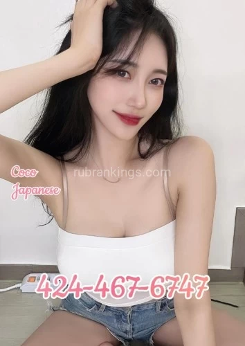 Los angeles BodyRubs Offered By (424)467-6747 | Bodyrubs (424)467-6747 is asianand offers nuru massages, asian massage, bodyrubs in Los angeles and available for incall on rubrankings ☘☂Hi gentleman I am new here with the best service!🌺
☘☂Let me help u relax, put a smile on your face and relieve your exhaustion.🌺
☘☂Pretty girl, silky soft skin, pretty face, and hot sexy body as you can see.🌺
☘☂And I have curves that will make u say "WOW"!!!🌺
☘☂The environment is clean and tidy, and the rooms are warm and comfortable. Here is an ideal place for you to relax.🌺
☘☂It can completely help you relieve your physical and mental fatigue and stress, and treat your discomfort and pain, the effect is remarkable! 🌺
💛🌟💚💛Happy Time💛🌟💚💛
🍍Full service🍍
🍍BBBJ 🍍
🍍Nuru massage 🍍
🍍69 CIM 🍍
🍍COF 🍍
☎️Call and tell me all you fancy!
TEL:424-467-6747
WEBSITE:www.wharffootmassage.com